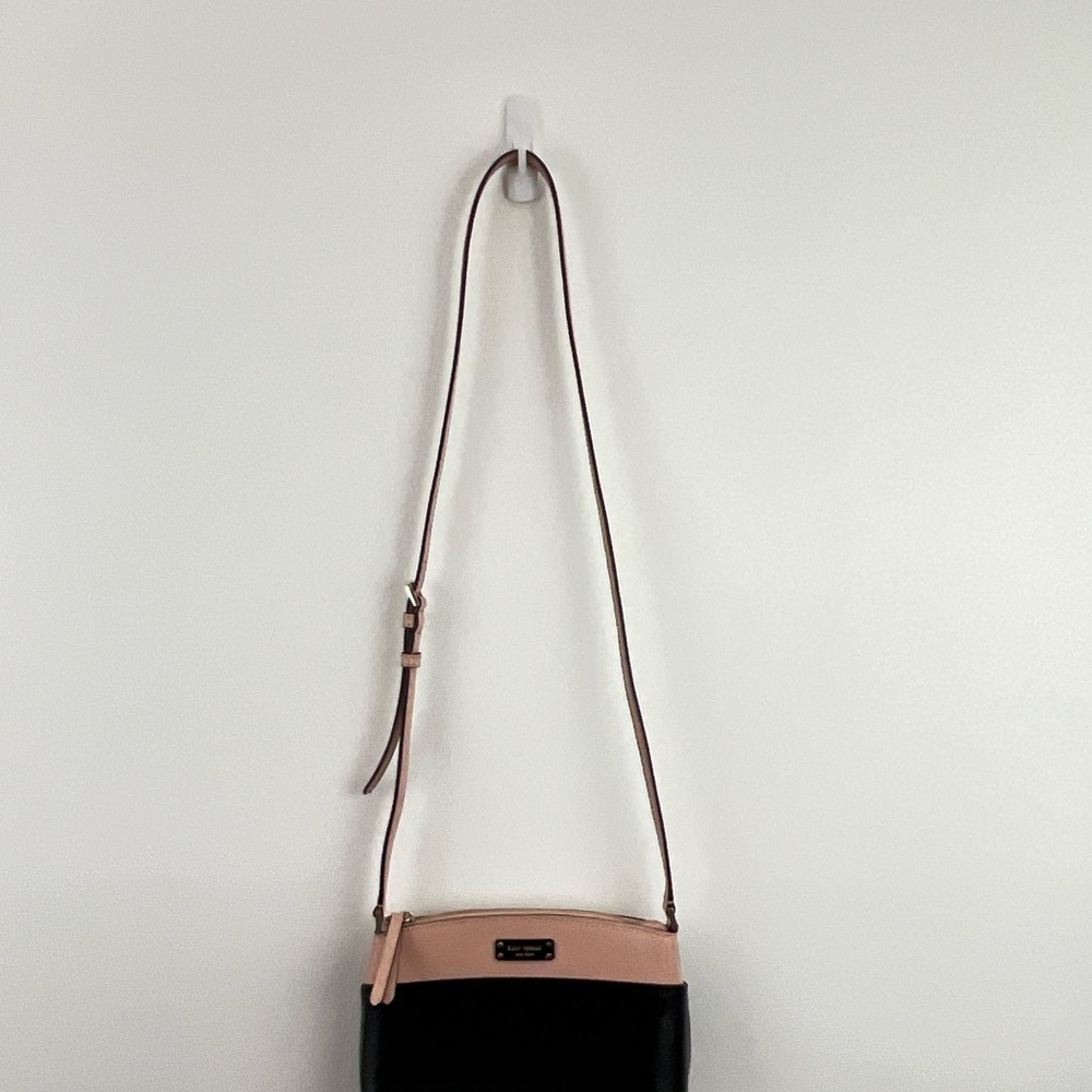 Kate Spade Jeanne Crossbody Bag. Black/ Blush - Picture 3 of 10